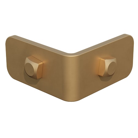 Designs Of Distinction 2" Apex Strap with Pyramid Screws, Gold 01STR200GL1